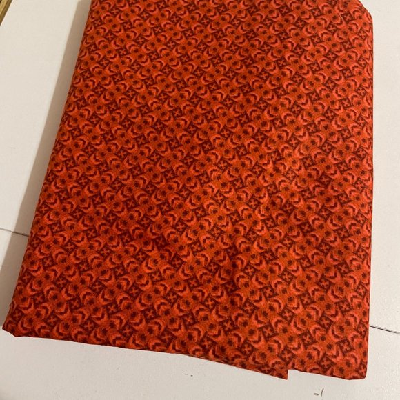 SSI Fabrics Kaleidoscope By Marylou Morton Orange Cotton Fabric 3 yard 42"W - Picture 2 of 4